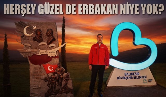 Şüheda Parkı’ndaki Kıbrıs Anıtında Erbakan detayı