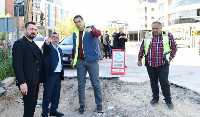 Altıeylül'de Hakan Şehirli çalışmaları yerinde gördü