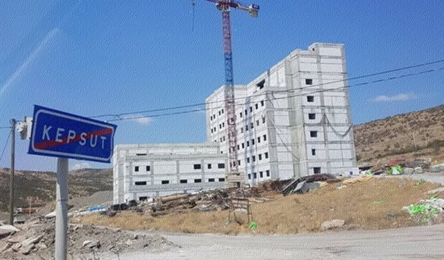 Kepsut Devlet Hastanesi inşaatında son rötuşlar