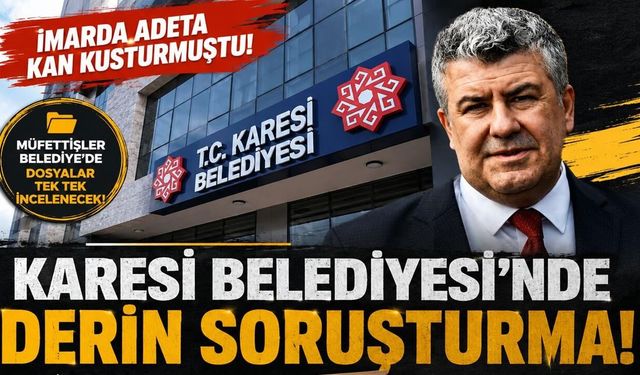 Karesi Belediyesi'ne müfettişler geldi. Mesut Akbıyık için kritik süreç!