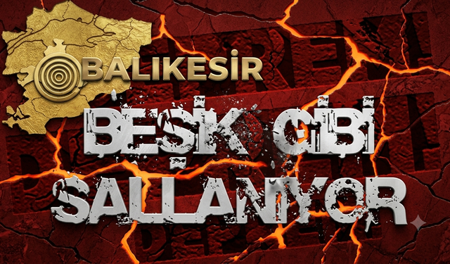 Balıkesir'de bugün dört ayrı deprem oldu