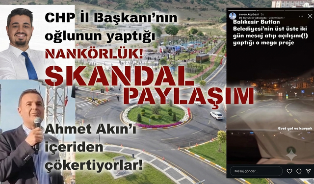 CHP İl başkanının oğlundan Ahmet Akın'ı tiye alan paylaşım
