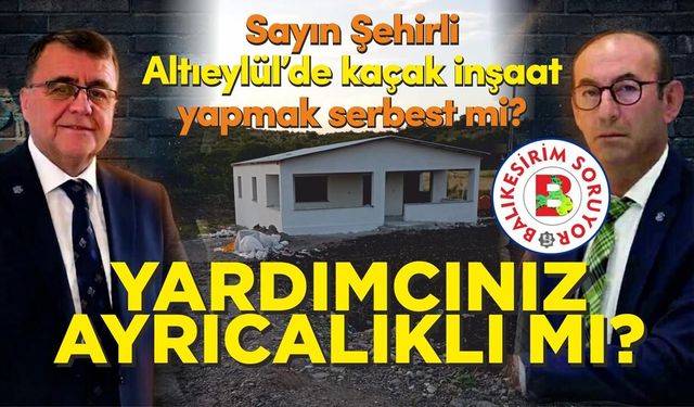BİRİNCİ SINIF TARIM ARAZİSİNDE KAÇAK YAPI İDDİASI