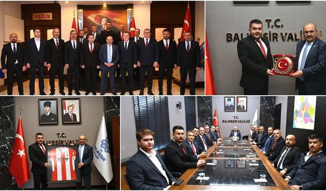 Balıkesirspor’da yeni dönem protokol ziyaretleriyle başladı