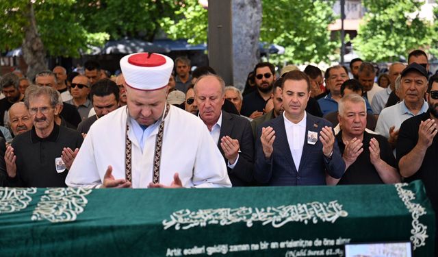 Muharrem İnce hocasına son görev için geldi