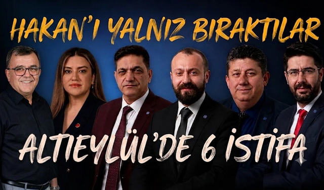 Altıeylül Belediye Başkanı Hakan Şehirli'nin işi çok zor!