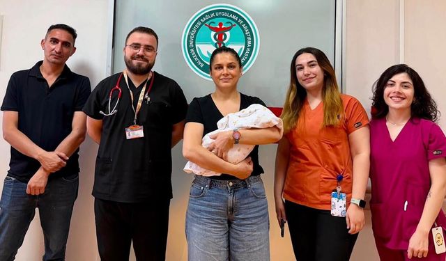 Kars'tan getirilen bebek şifayı Balıkesir'de buldu