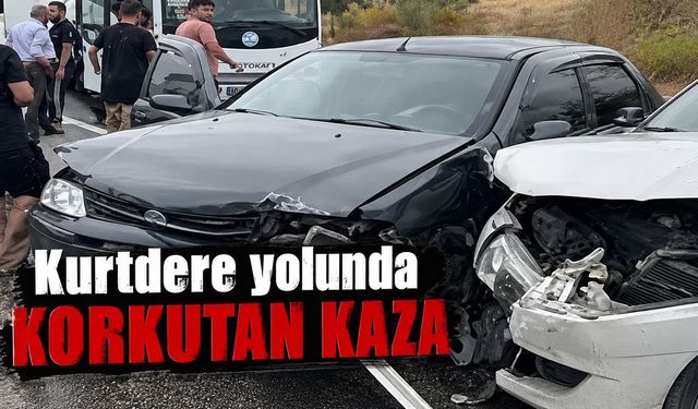 KURTDERE YOLUNDA KAZA: 1 PEHLİVAN YARALANDI!