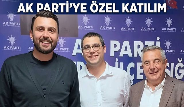 ÖZGÜR ÖZEL, AK PARTİ’YE KATILDI
