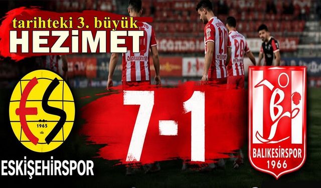 BALIKESİRSPOR’A ESKİŞEHİR ŞOKU