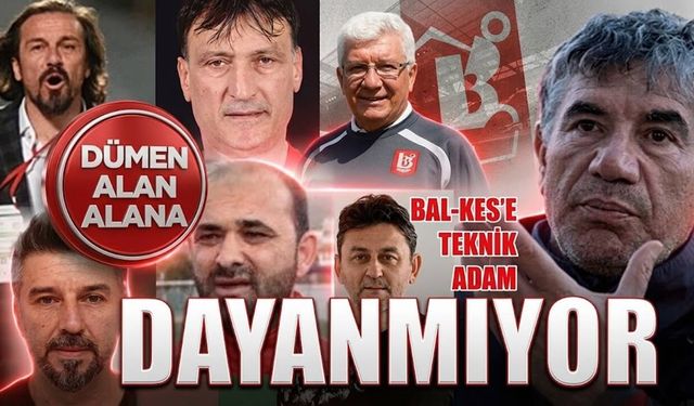 Balıkesirspor'da teknik direktör enflasyonu