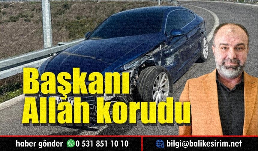Başkan Ömer maç yolunda trafik kazası geçirdi