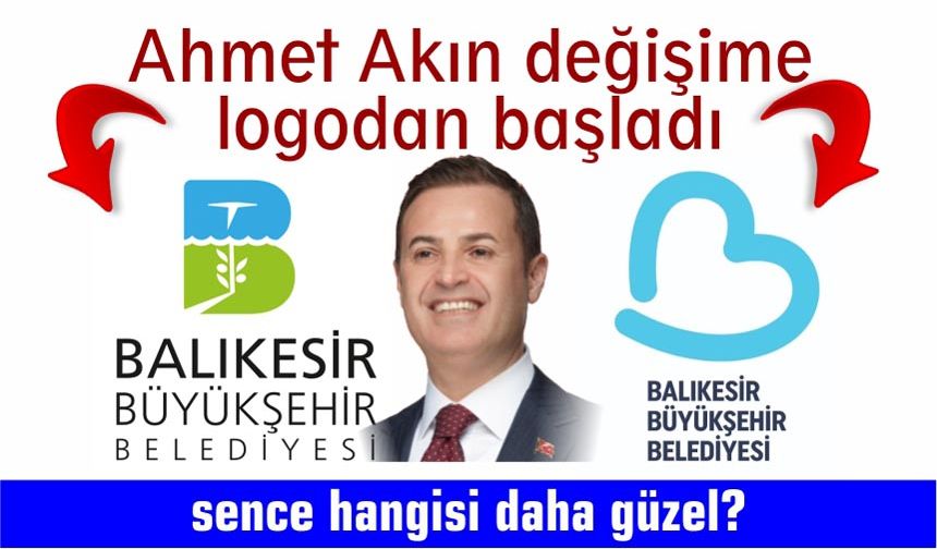 Ahmet Akın, Büyükşehir logosunu değiştirdi