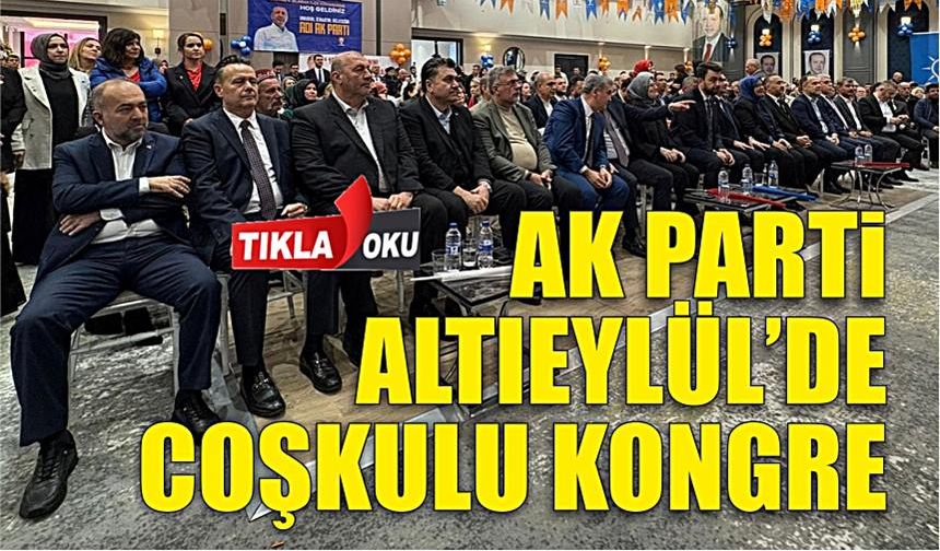 AK Parti Altıeylül'de Erdinç Alcan ile yola devam