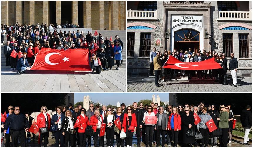 Balıkesirliler Atatürk'ün huzuruna çıktı