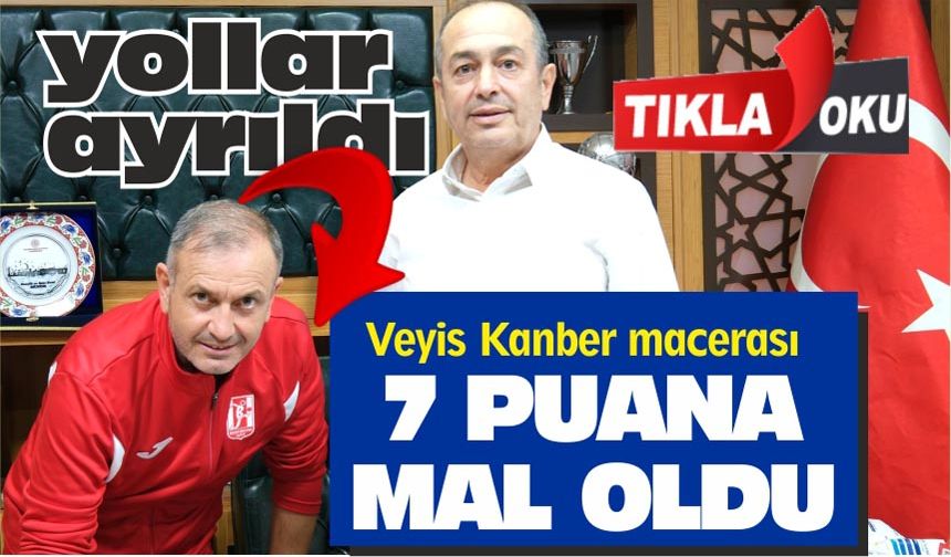 Balıkesirspor Veyis Kanber ile yollarını ayırdı