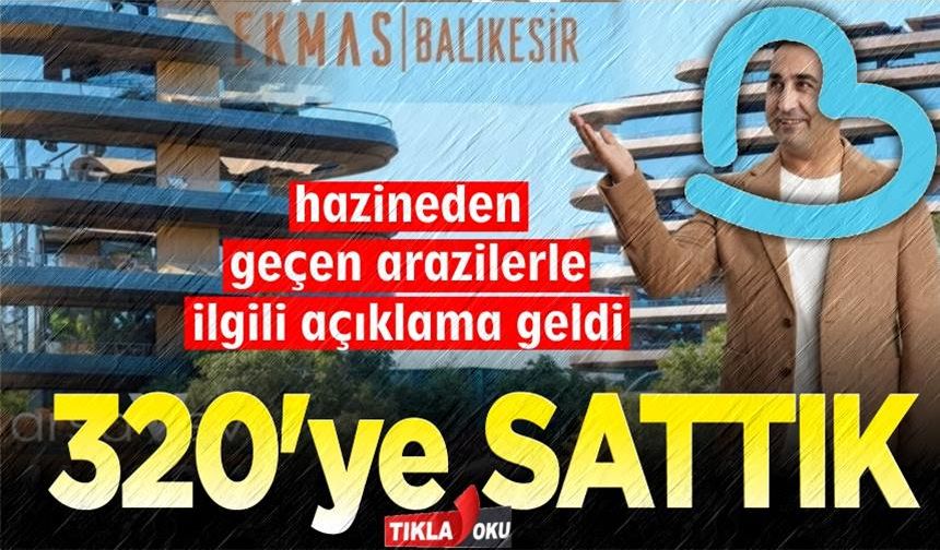 Balıkesir Büyükşehir: Eylül'de 320 milyona sattık