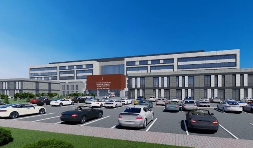 Edremit Devlet Hastanesi inşaatı hızla yükseliyor
