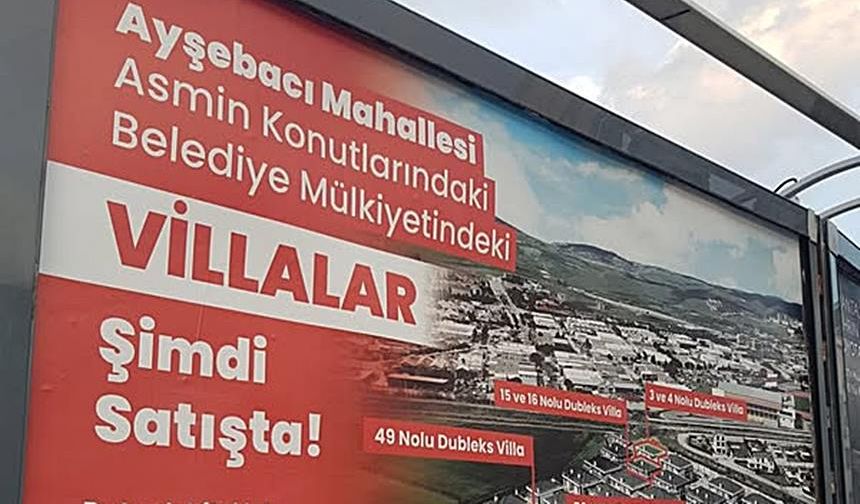 Altıeylül Belediyesi villaları açık artırmada