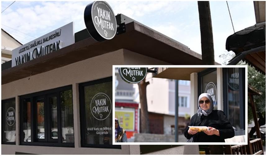 Balıkesir'de dar gelirliye üç çeşit yemek 30 lira