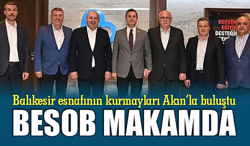 Balıkesir esnafının lider kadrosu Büyükşehir'de
