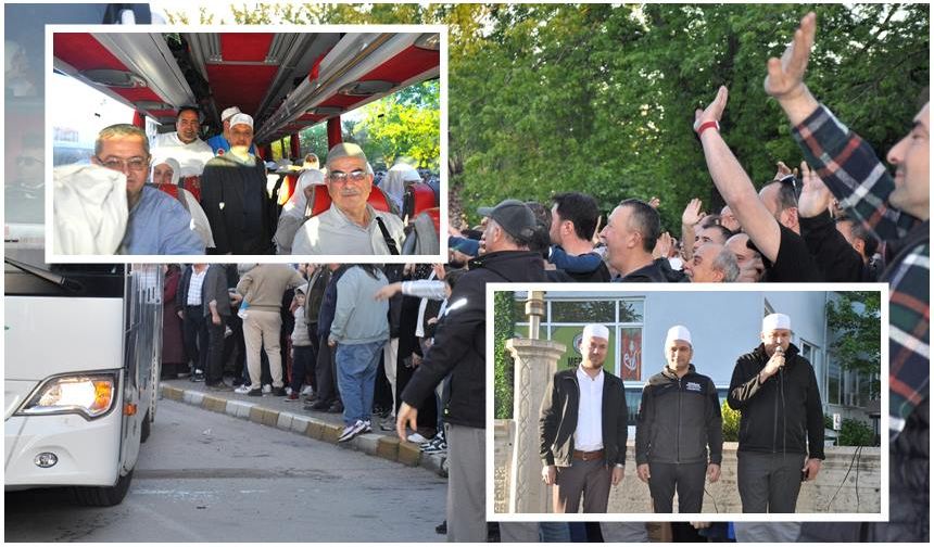 Balıkesirli hacı adayları kutsal topraklara uğurlandı
