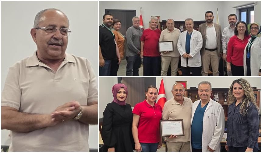 Dr. Yavuz Gedikoğlu hastaneye veda etti