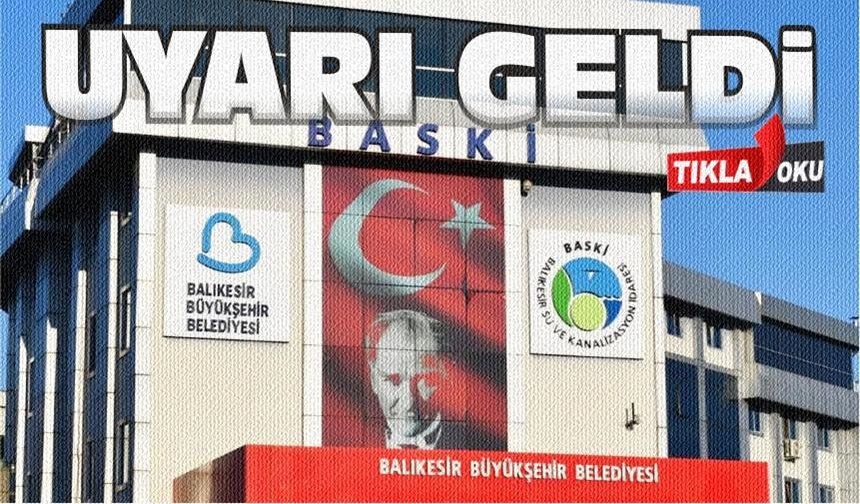 Kurban Bayramı öncesi BASKİ'den vatandaşa uyarı