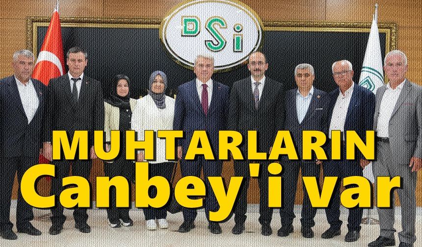 Balıkesirli muhtarlarla DSİ Genel Müdürüne çıktı