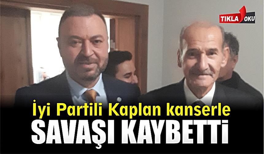 Balıkesir’de İYİ Parti’yi yasa boğan vefat