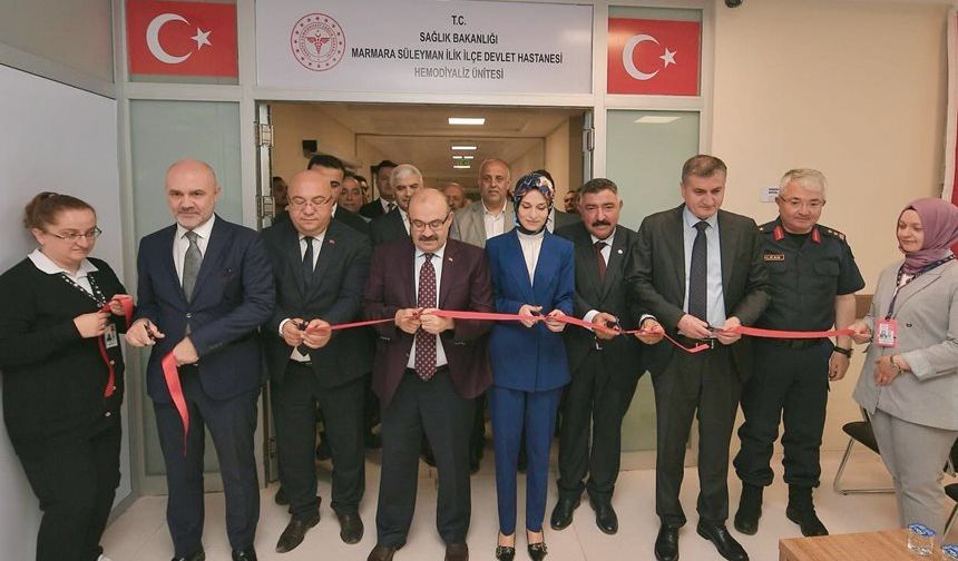 Marmara Devlet Hastanesi Hemodiyaliz Ünitesi açıldı