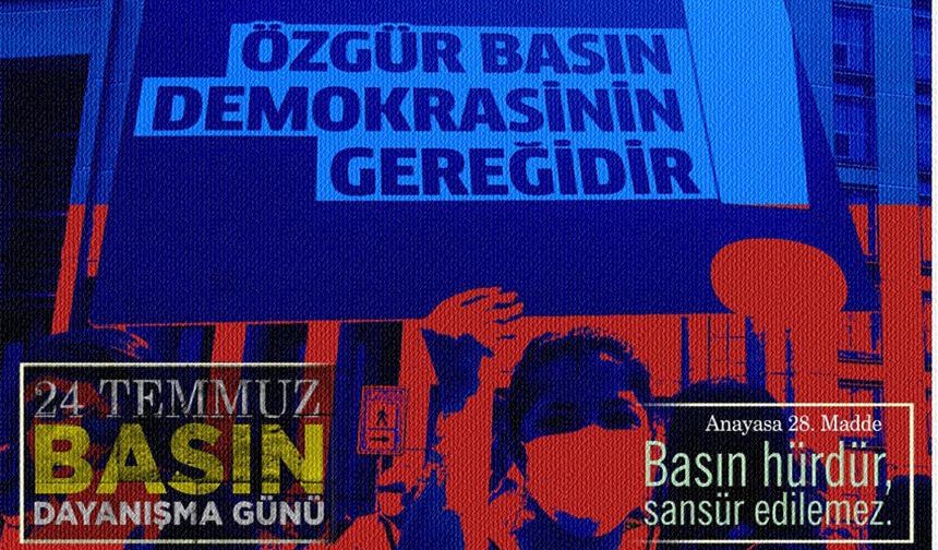 Gazeteciler Cemiyeti'nden 24 Temmuz Basın Bayramı mesajı