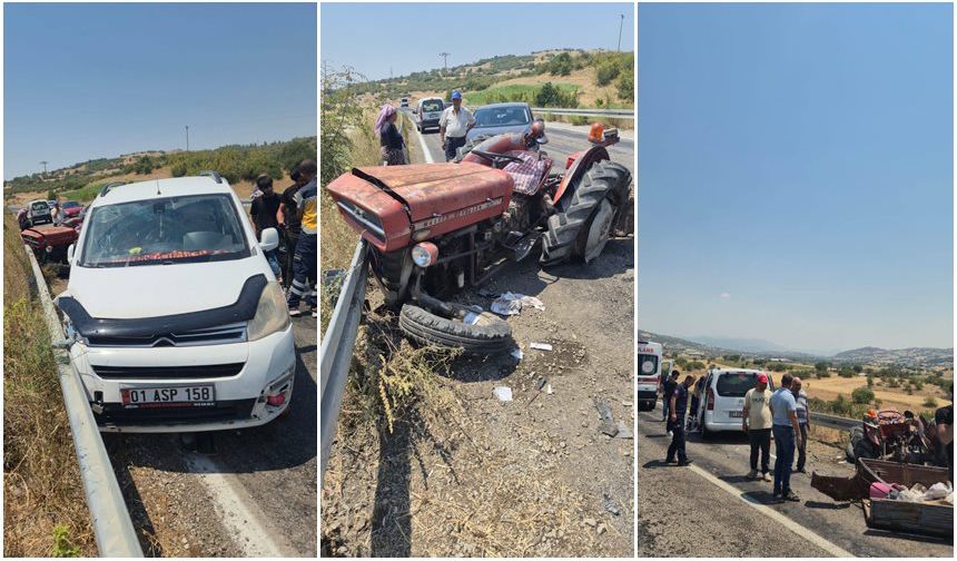 Bigadiç-Sındırgı yolunda trafik kazası: 5 Yaralı