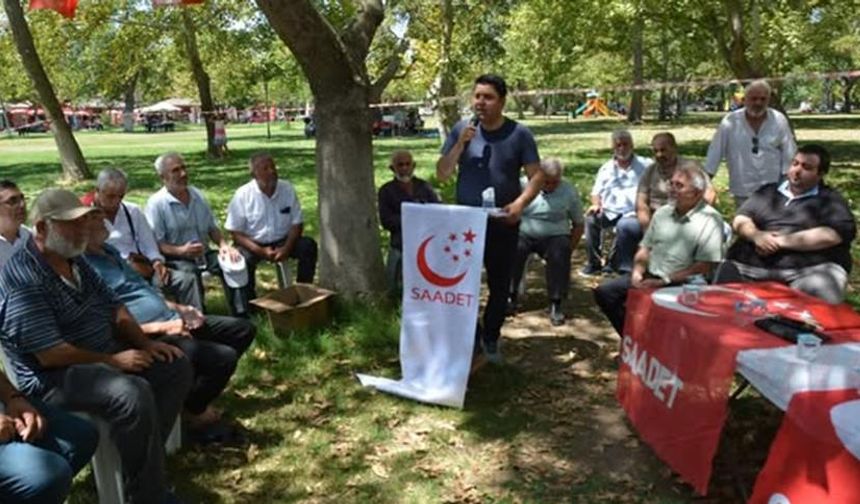 Saadet Partisi inanmışlar ordusu Bigadiç'te toplandı