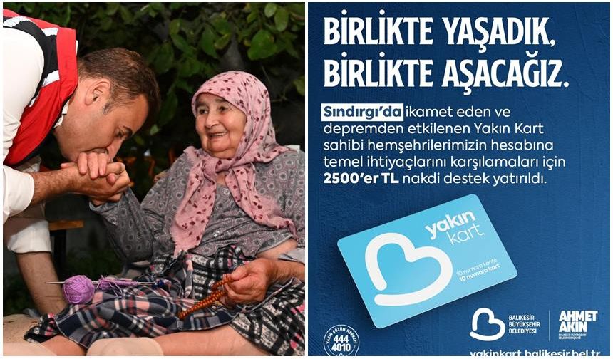 Yakın Kart sahibi depremzedelere önemli destek