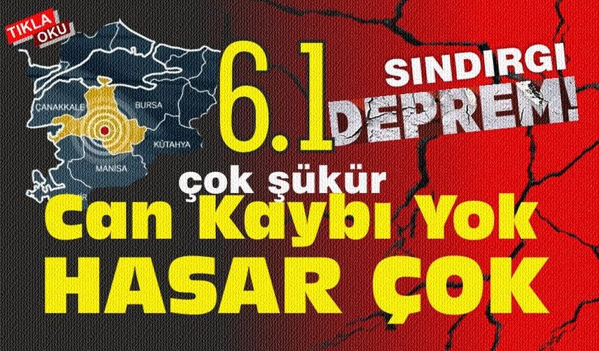 Balıkesir Sındırgı depremi.. Vatandaş sokakta