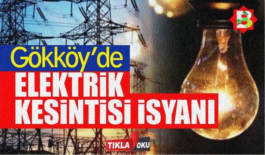 Gökköy ve GOP TOKİ'daki elektrik kesintileri isyan ettirdi