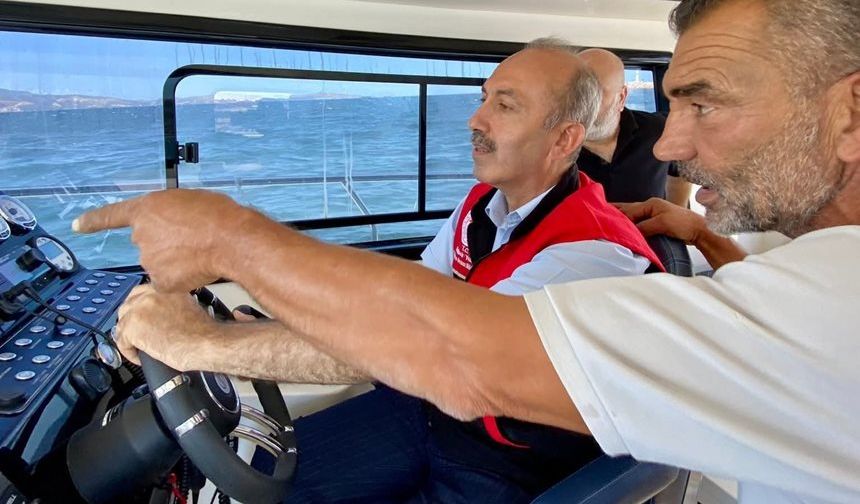 Çakabeyi Kontrol Teknesi Balıkesir Denizlerinde