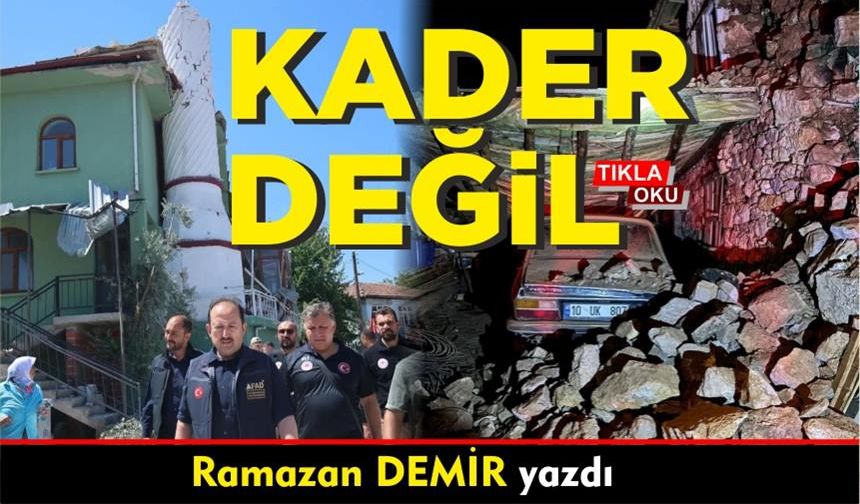 Deprem, Yangın, Dayanışma ve Kırsalın Hali...