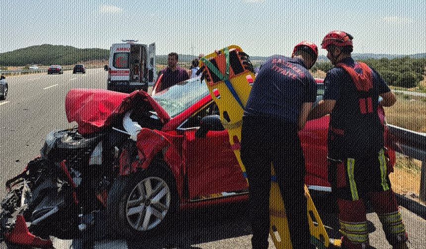 Balıkesir-İstanbul Otoyolu’nda zincirleme kaza: 8 yaralı