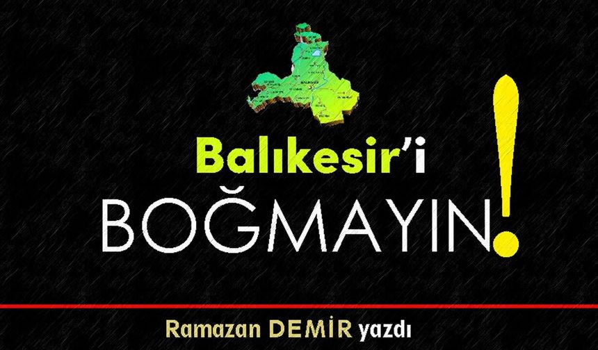 ŞEHRİ BOĞMAYIN. NEFES ALMASINA İZİN VERİN