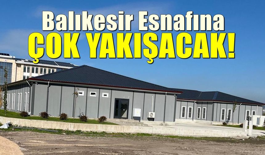 Balıkesir esnafına Üçpınar ovasında yeni bina