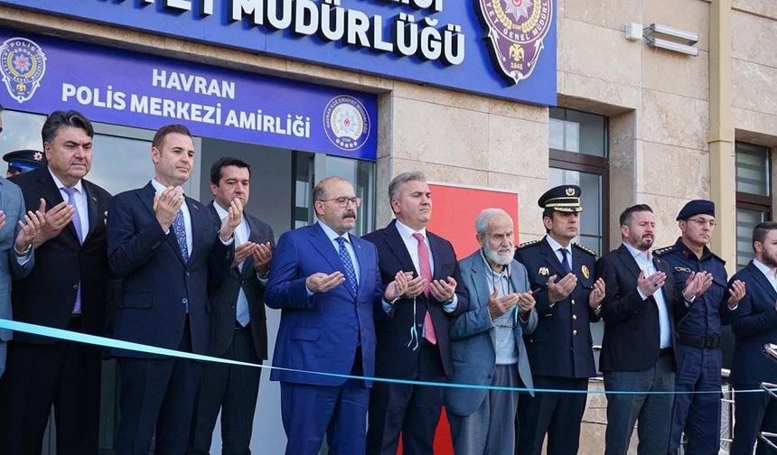 Havran’da Yeni Emniyet Binası Dualarla Açıldı