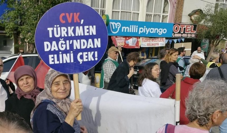 Gökçeyazı'daki altın madenine karşı eyleme devam