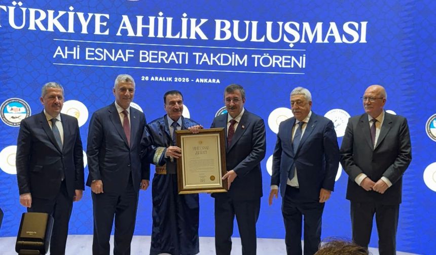 Balıkesir Ahisine Bakanlık Esnaf Beratı verdi