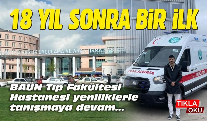 Türkiye’de 2 Üniversiteden biri.. BAÜN Tıp zirveye yürüyor