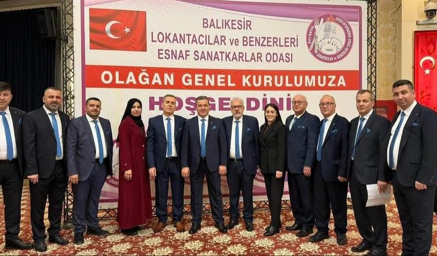 Lokantacılar Odasında Hasan Yıldız güven tazeledi