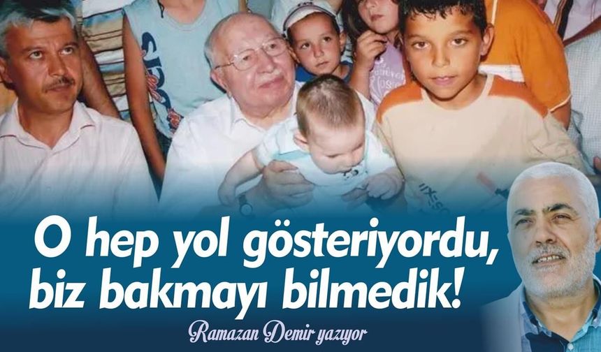 ERBAKAN HOCA..VEFANIN VE MÜCADELENİN İZİNDE