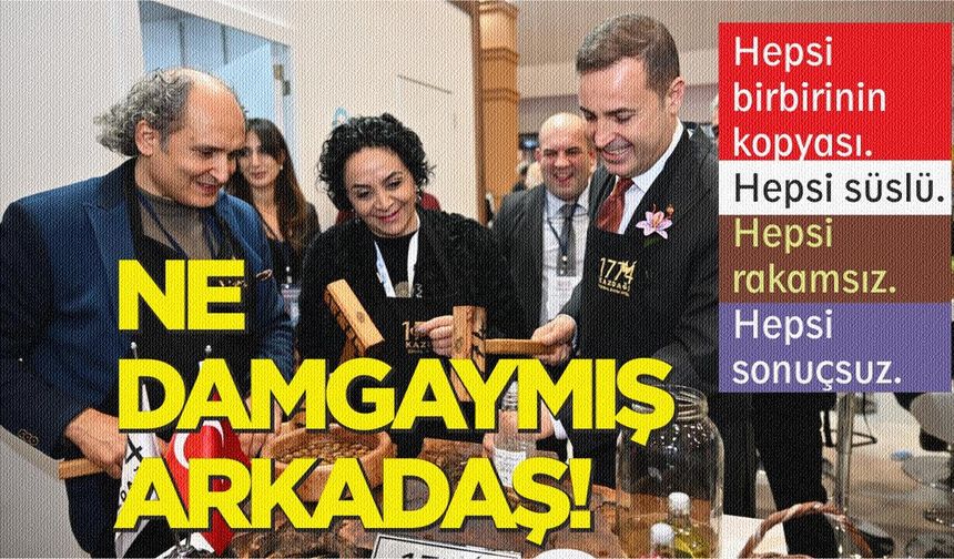 MESELE DAMGA VURMAKSA...