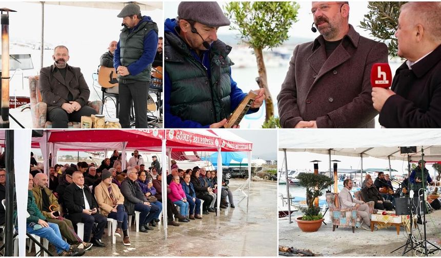 Halk Tv “Görkemli Hatıralar” programı Gömeç’teydi